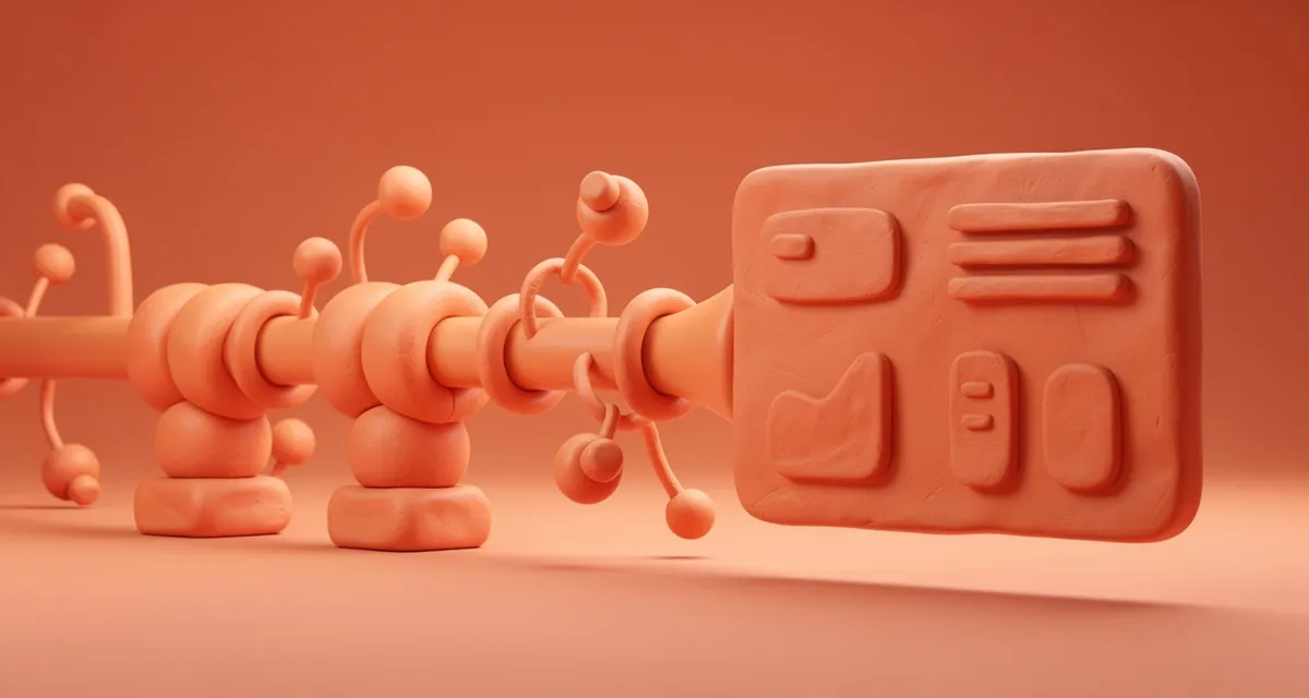 Lead management software pipeline visualization with orange and coral claymation funnel stages
