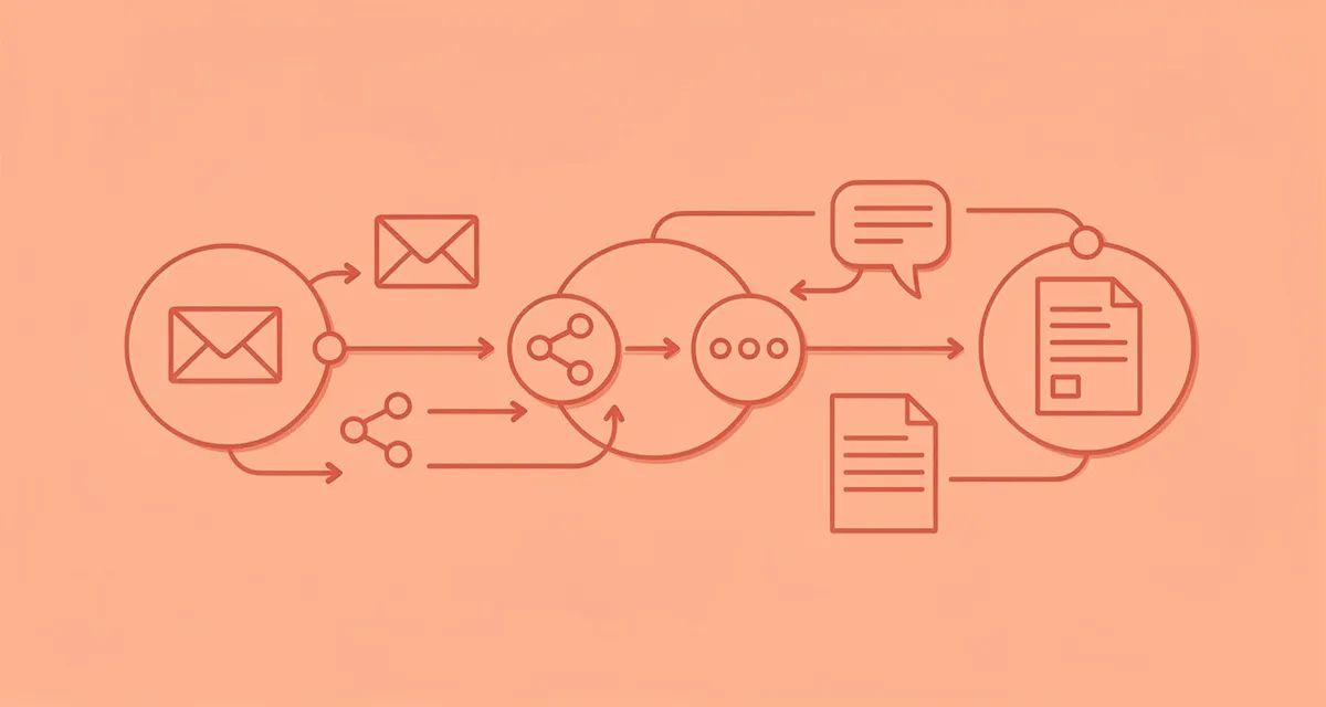 Marketing campaign examples showing multi-channel campaign flow diagram