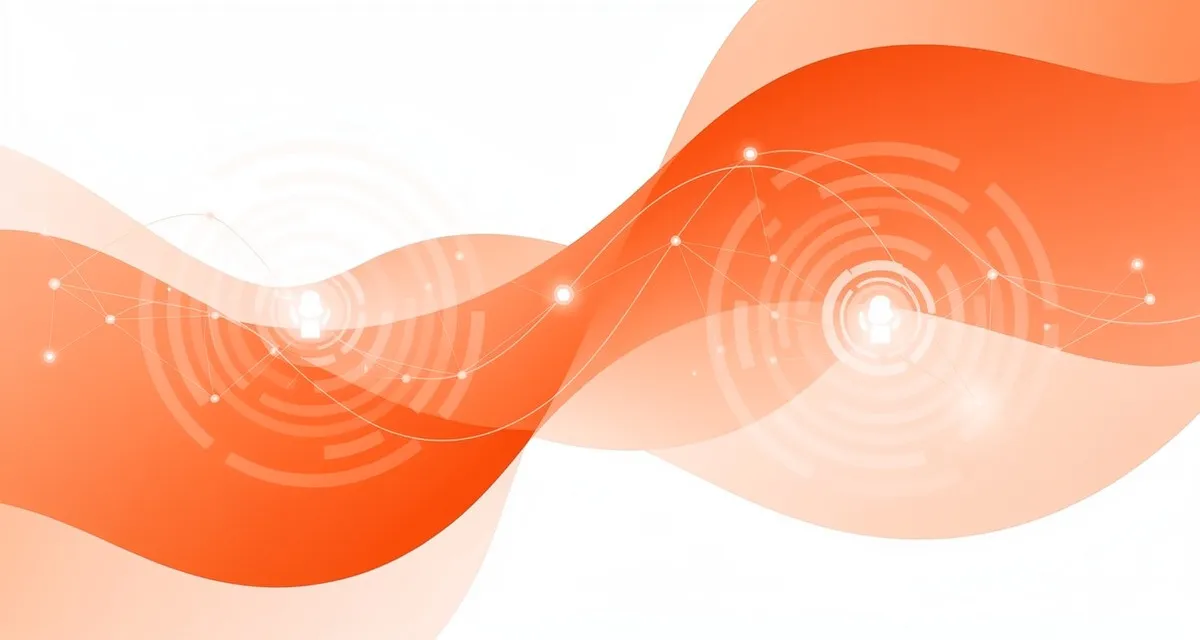 Abstract gradient visualization of social media platform updates and news signals for 2026